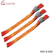 Hot Promotion Gift Woven Wristband with Bell Shaped Slide Locking